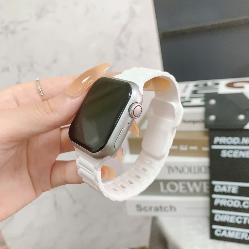Weich Apple Smartwatch Silikon Universell Armband
