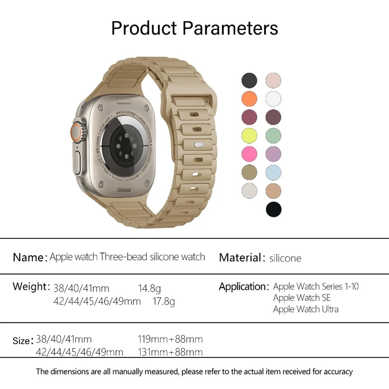 Weich Apple Smartwatch Silikon Universell Armband
