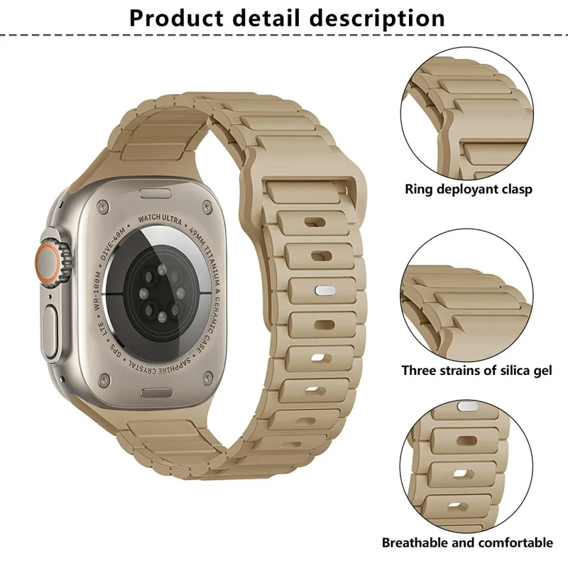 Weich Apple Smartwatch Silikon Universell Armband