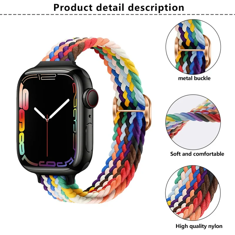 Absolut Stylisch Apple Smartwatch Nylon Universell Armband