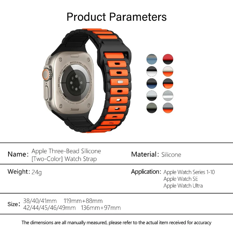 Weich Apple Smartwatch Silikon Universell Armband