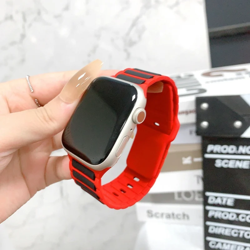 Weich Apple Smartwatch Silikon Universell Armband