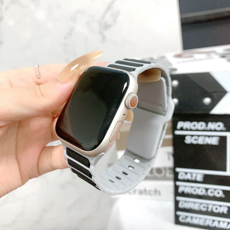 Weich Apple Smartwatch Silikon Universell Armband