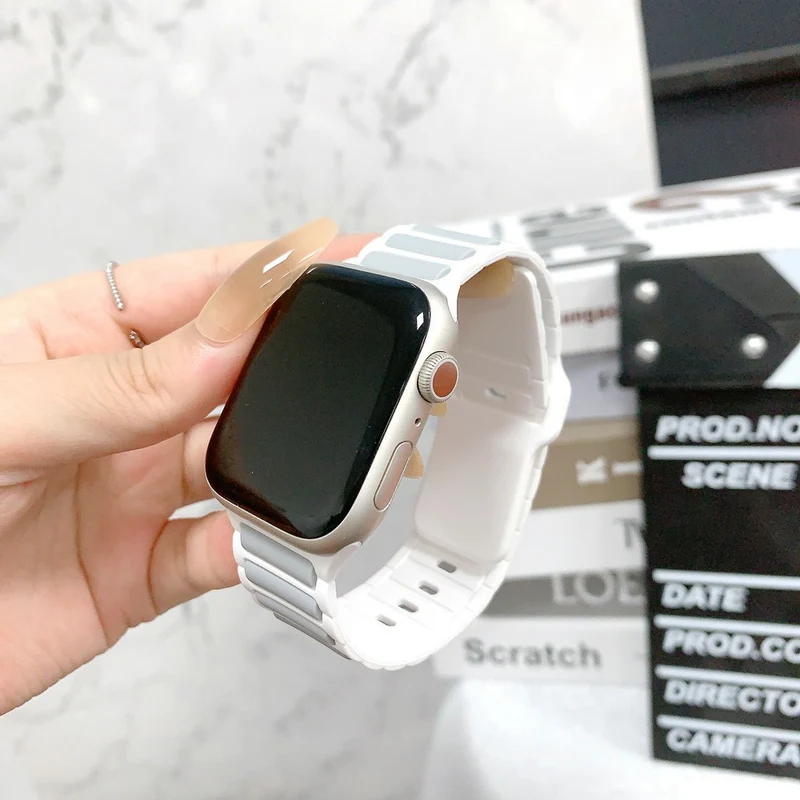 Weich Apple Smartwatch Silikon Universell Armband