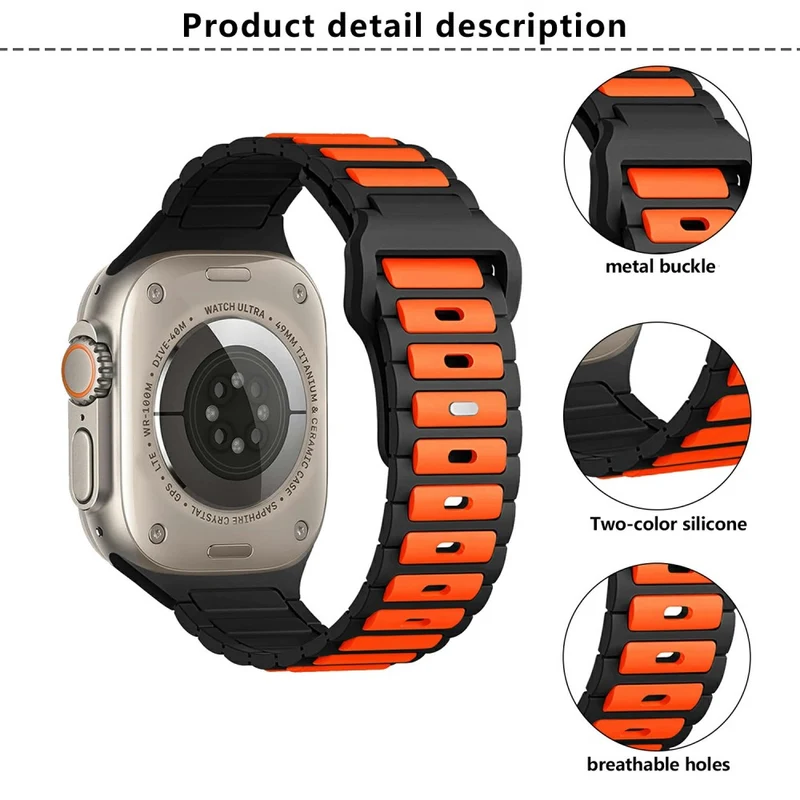 Weich Apple Smartwatch Silikon Universell Armband