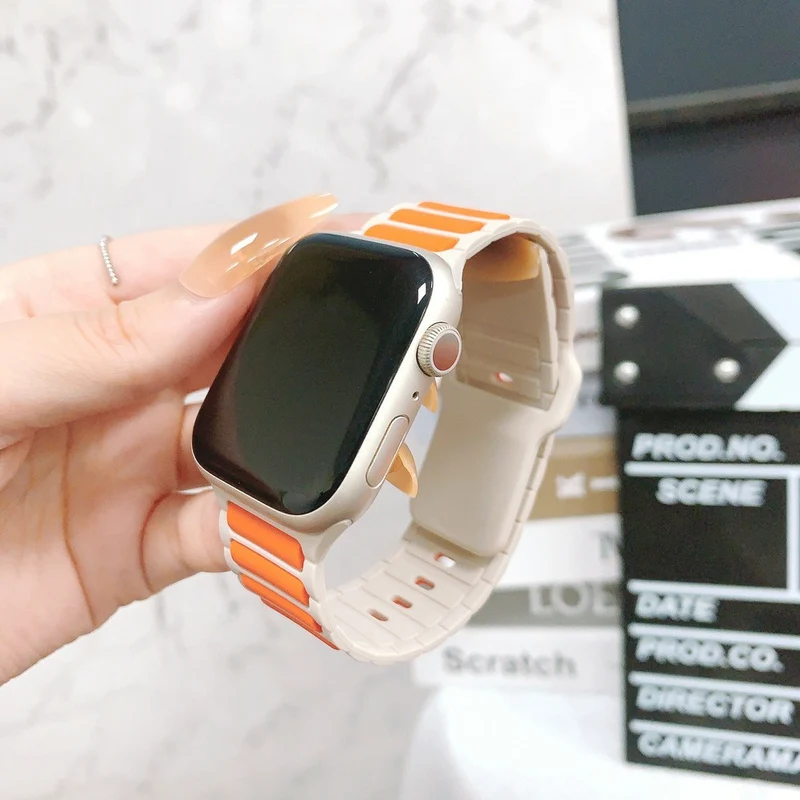 Weich Apple Smartwatch Silikon Universell Armband