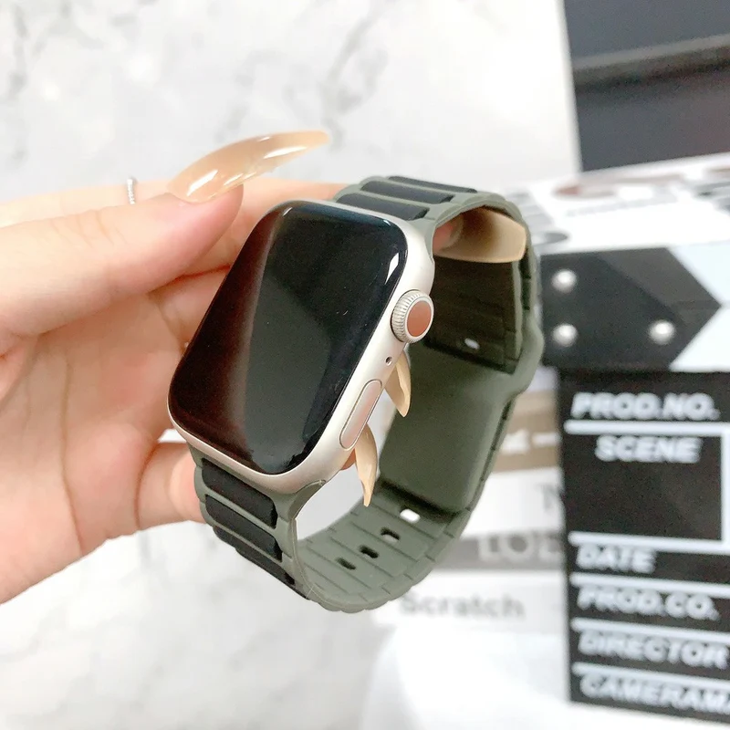 Weich Apple Smartwatch Silikon Universell Armband