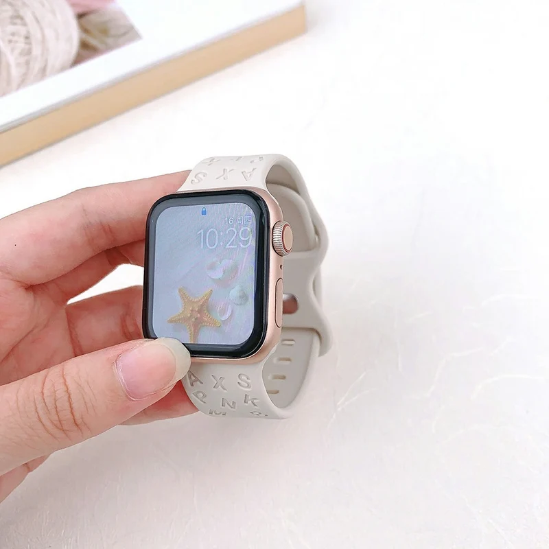 Mega Bequem Apple Smartwatch Silikon Universell Armband