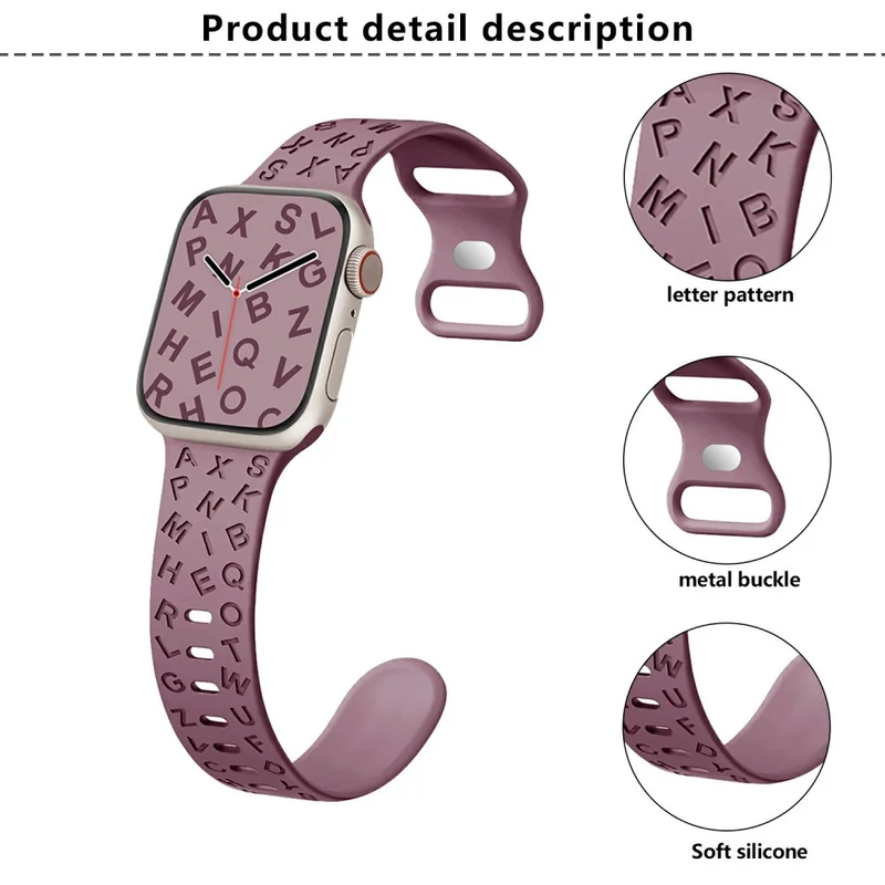 Mega Bequem Apple Smartwatch Silikon Universell Armband