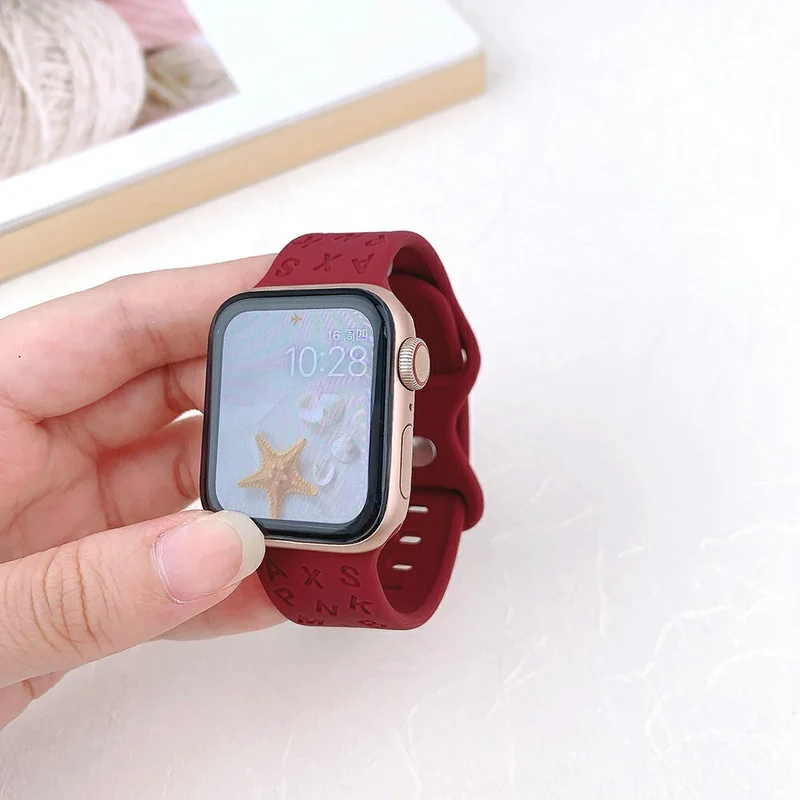 Mega Bequem Apple Smartwatch Silikon Universell Armband