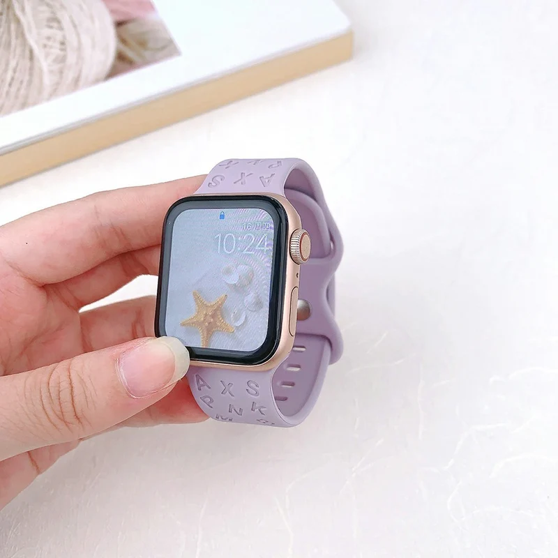 Mega Bequem Apple Smartwatch Silikon Universell Armband