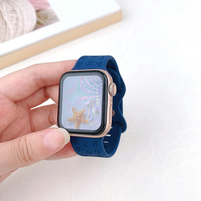 Mega Bequem Apple Smartwatch Silikon Universell Armband
