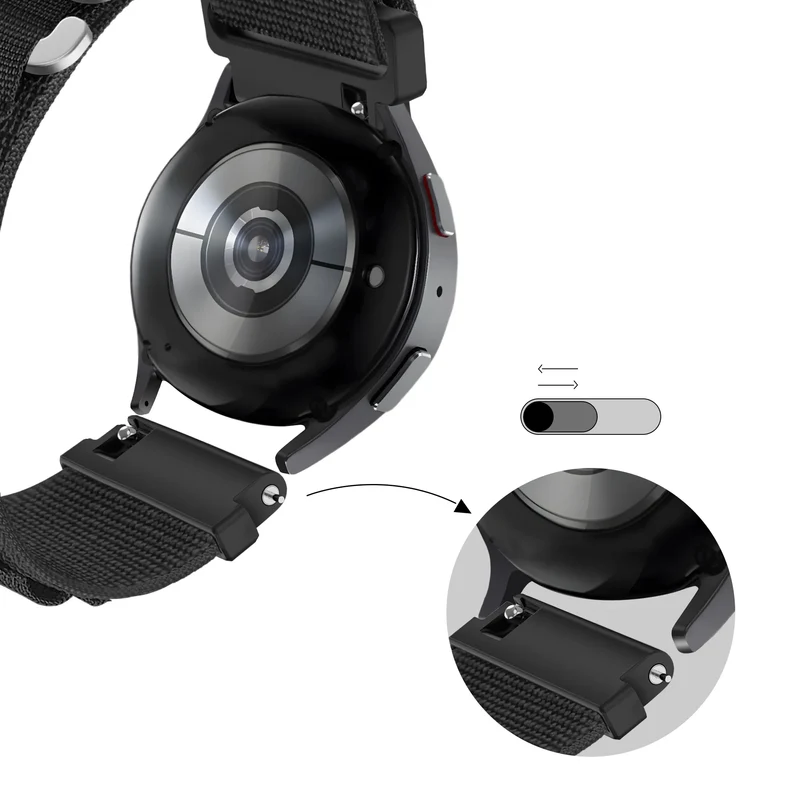 Bandz Amazfit Balance Ultra Alpine Armband (Schwarz)