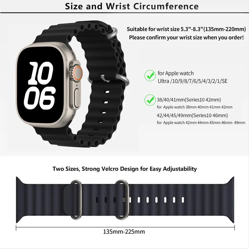 Flexibel Apple Smartwatch Silikon Universell Armband