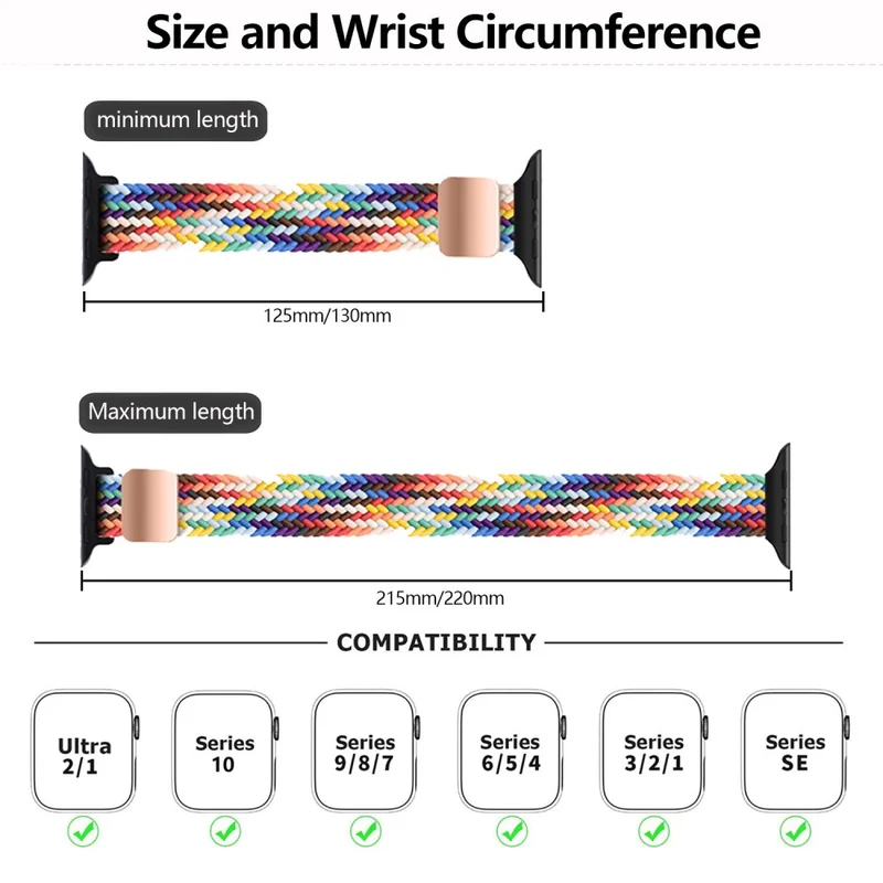 Wirklich Schick Apple Smartwatch Nylon Universell Armband