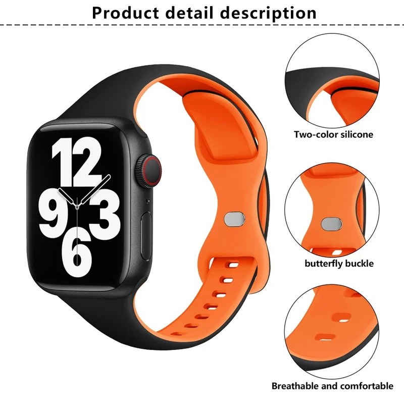 Süß Apple Smartwatch Silikon Universell Armband