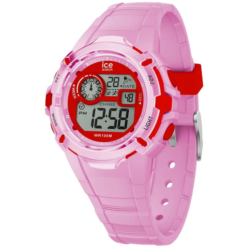 ICE WATCH Unisex Digitaluhr ICE digit explorer Lovely Pink 023268