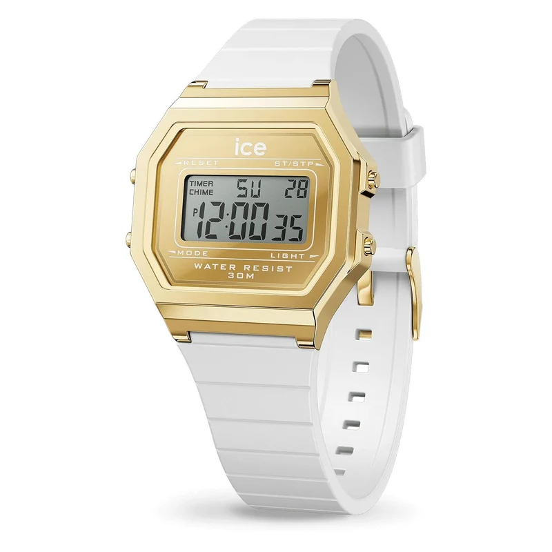 ICE Watch ICE digit retro Metal gold mirror White (Small) 022733