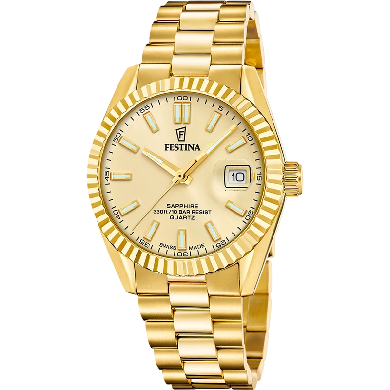 Festina Classic F20086/A Herrenuhr • Saphirglas • Schweizer Quarzwerk
