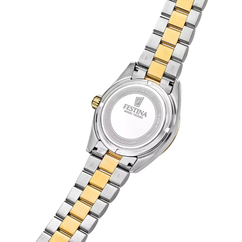 Festina F20085/A Herrenuhr Zweifarbig • Saphirglas • Schweizer Quarzwerk