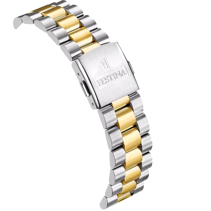 Festina F20085/A Herrenuhr Zweifarbig • Saphirglas • Schweizer Quarzwerk