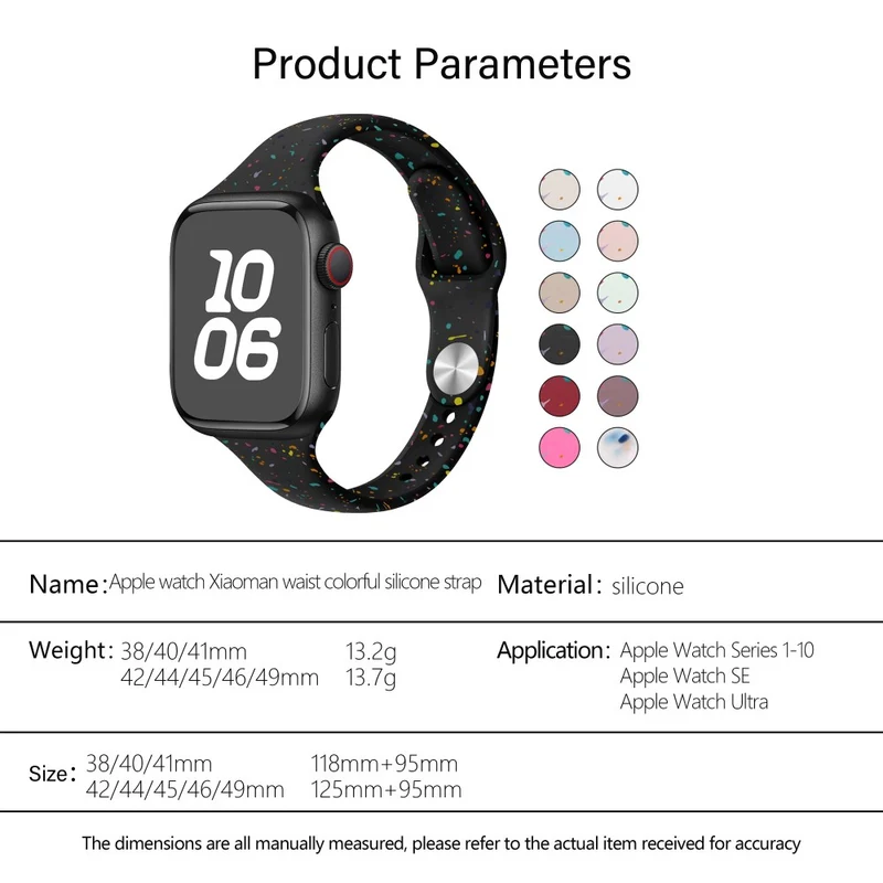Super Bequem Apple Smartwatch Silikon Universell Armband