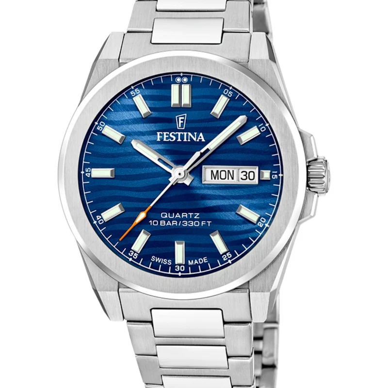 Festina Swiss Made Dune F20073/3 Herren • Saphirglas • Schweizer Quarzwerk
