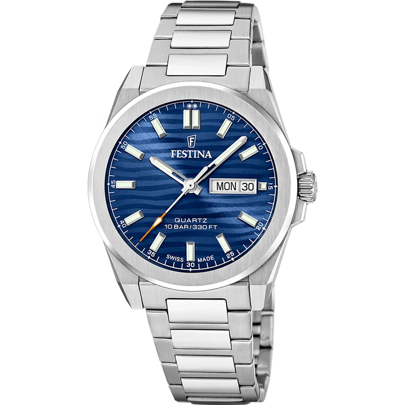 Festina Swiss Made Dune F20073/3 Herren • Saphirglas • Schweizer Quarzwerk