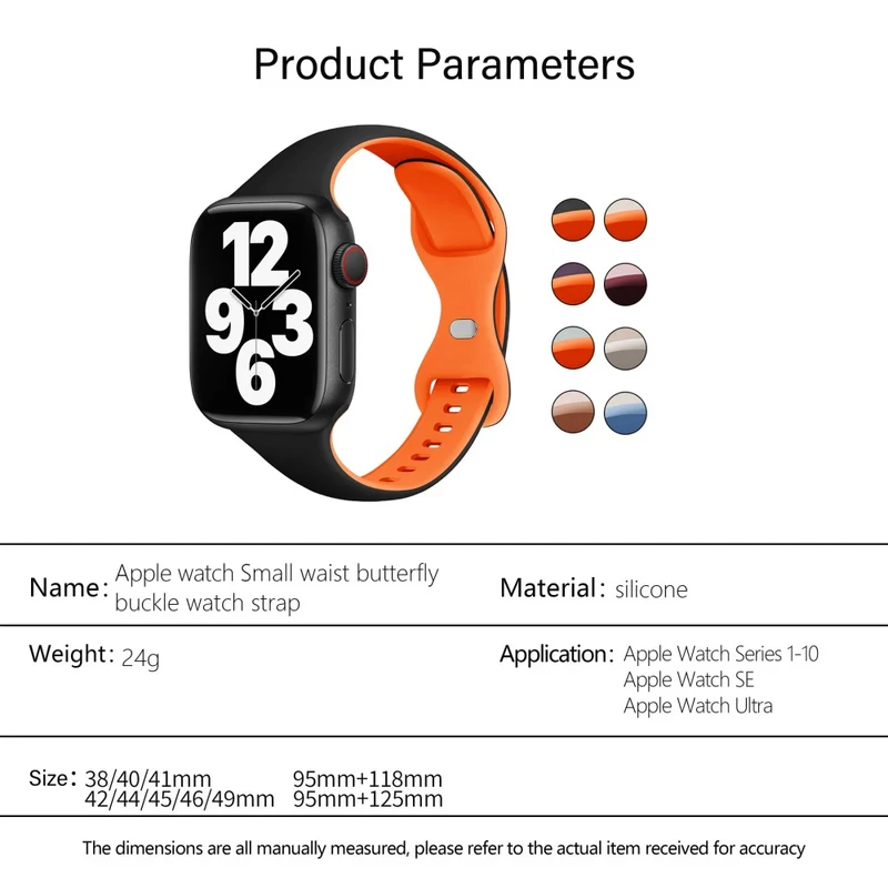Flexibel Apple Smartwatch Silikon Universell Armband