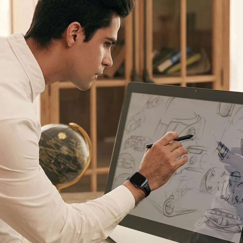 Mega Cool Apple Smartwatch Kunstleder Universell Armband