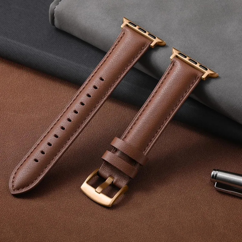 Mega Cool Apple Smartwatch Kunstleder Universell Armband