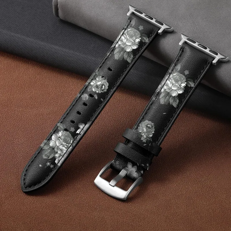 Unglaublich Haltbar Apple Smartwatch Kunstleder Universell Armband