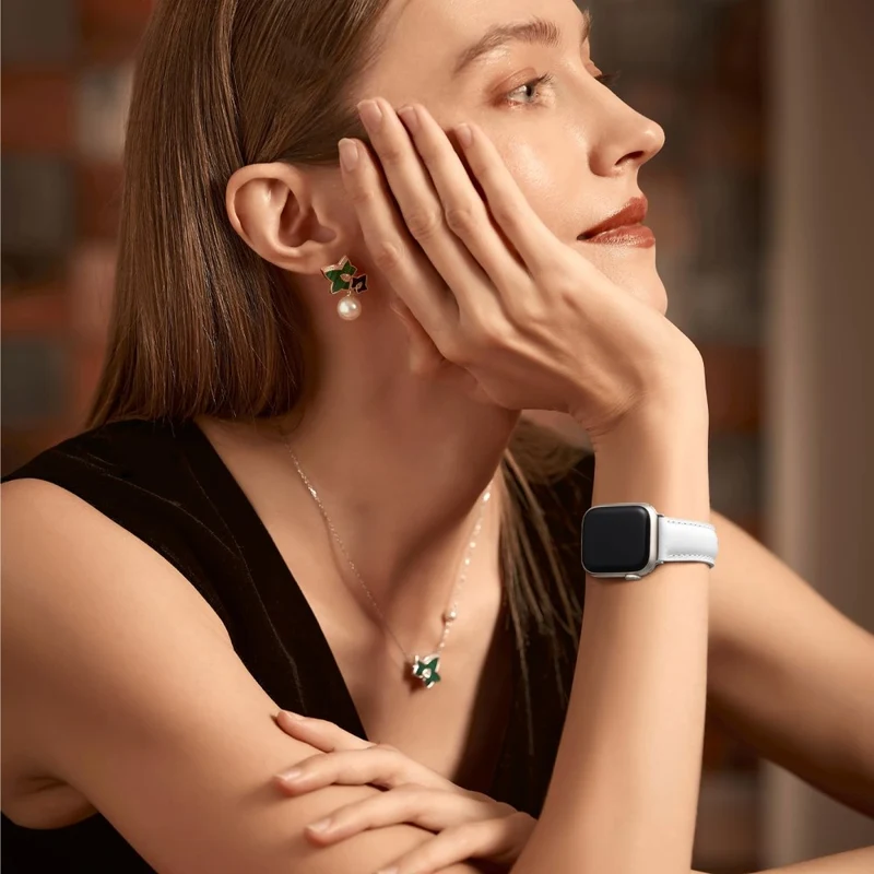 Unglaublich Haltbar Apple Smartwatch Kunstleder Universell Armband