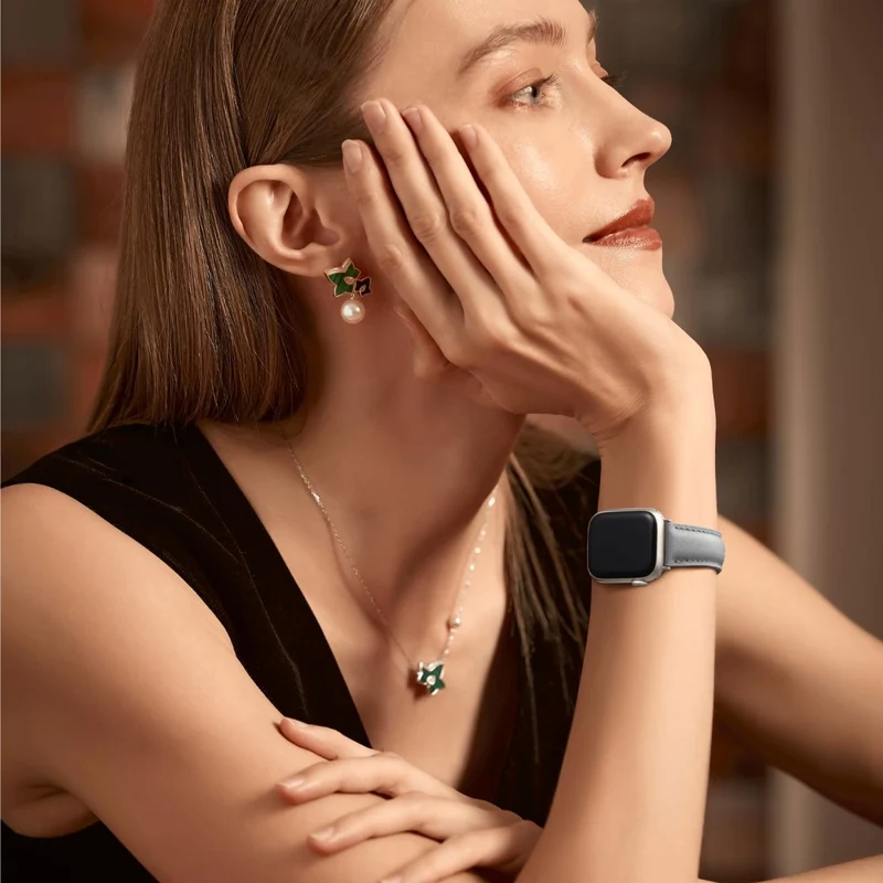 Unglaublich Haltbar Apple Smartwatch Kunstleder Universell Armband