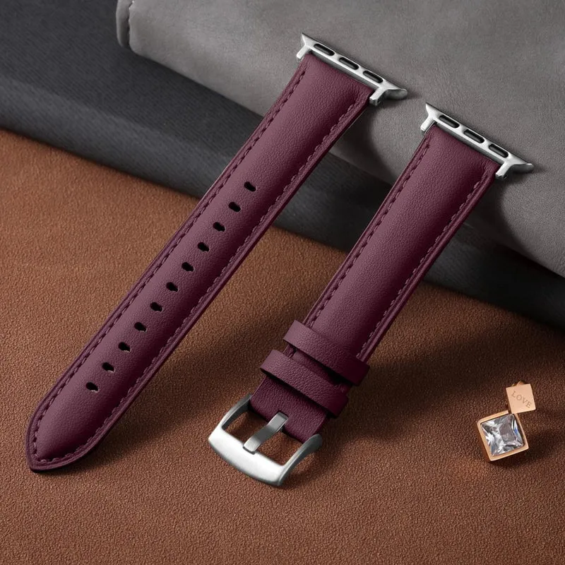 Unglaublich Haltbar Apple Smartwatch Kunstleder Universell Armband