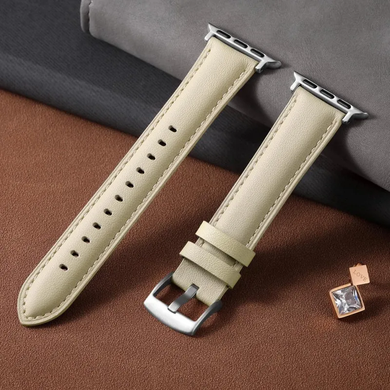 Unglaublich Haltbar Apple Smartwatch Kunstleder Universell Armband