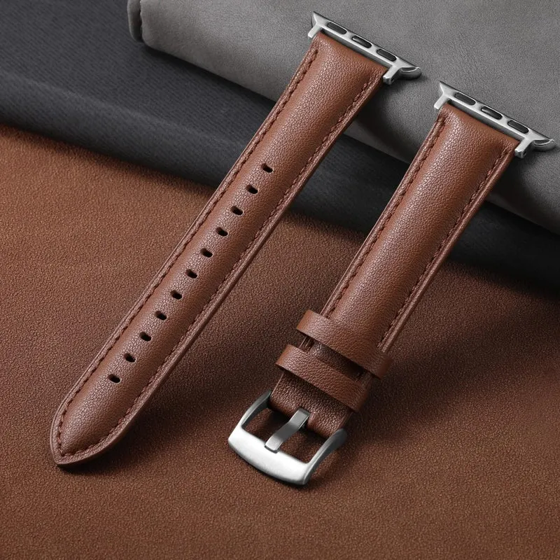 Unglaublich Haltbar Apple Smartwatch Kunstleder Universell Armband