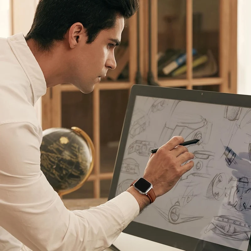 Unglaublich Haltbar Apple Smartwatch Kunstleder Universell Armband