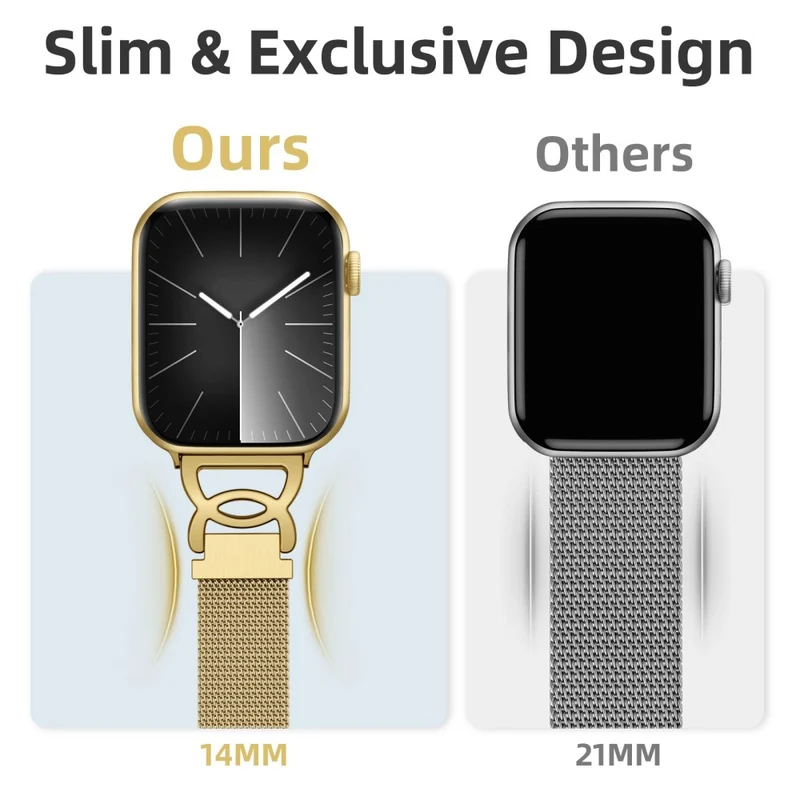Unglaublich Stark Apple Smartwatch Metall Universell Armband
