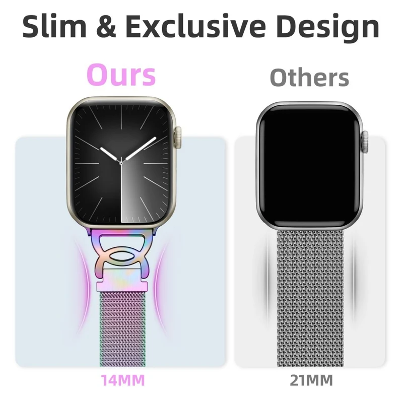 Unglaublich Stark Apple Smartwatch Metall Universell Armband