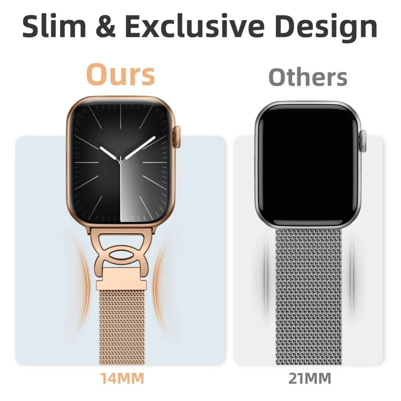 Mega Entzückend Apple Smartwatch Metall Universell Armband