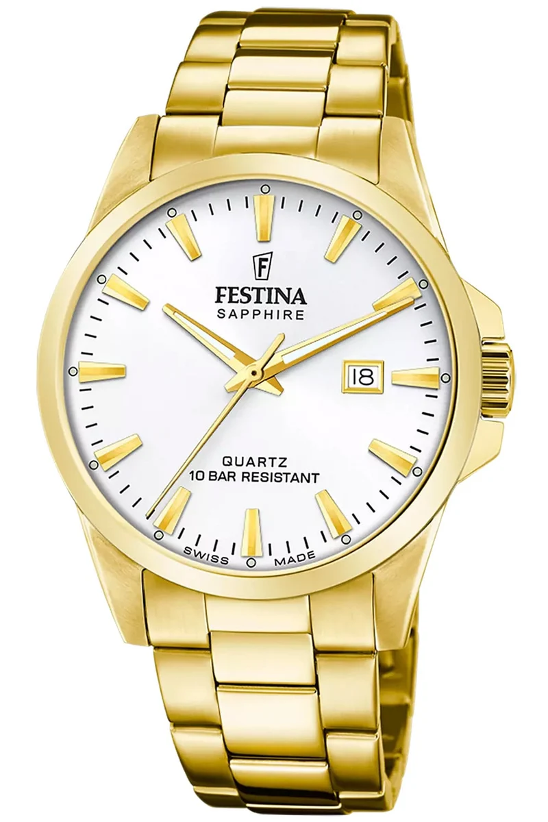 Festina F20044/2 Herrenuhr • Saphirglas • Schweizer Quarzwerk