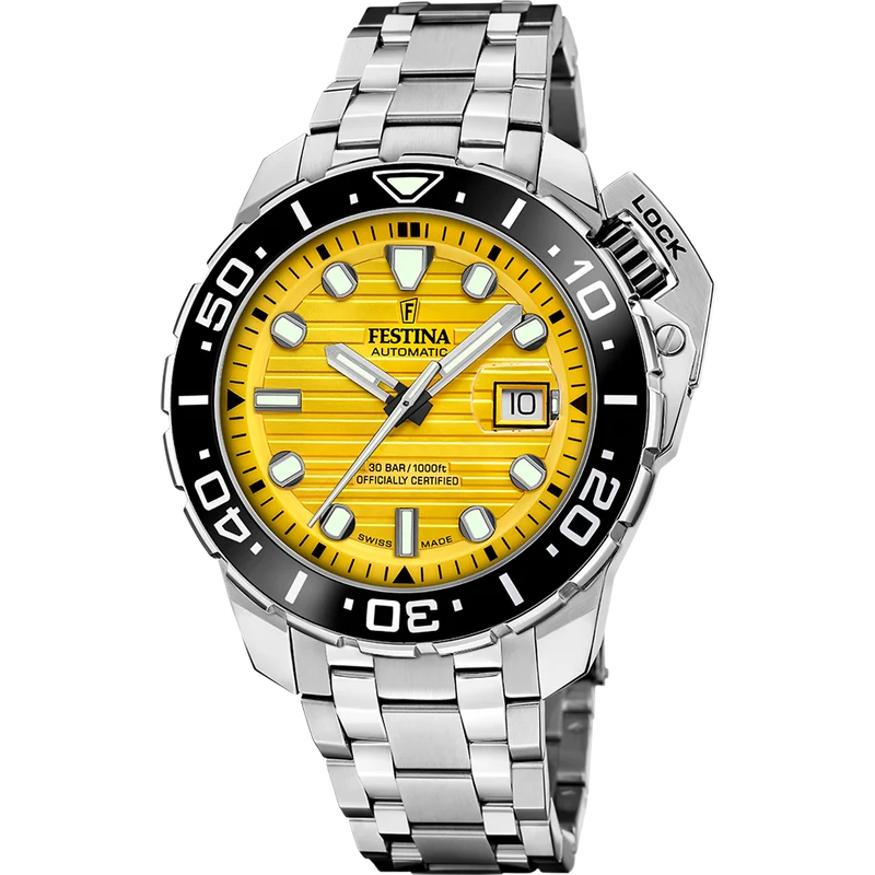 Festina Swiss Made COSC F20043/1 Herrenuhr • Saphirglas • 30 ATM Wasserdicht