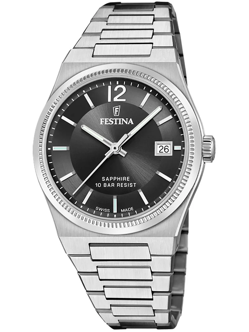 Festina Rivé F20035/6 Damenuhr • Saphirglas • Swiss Made Quarzwerk