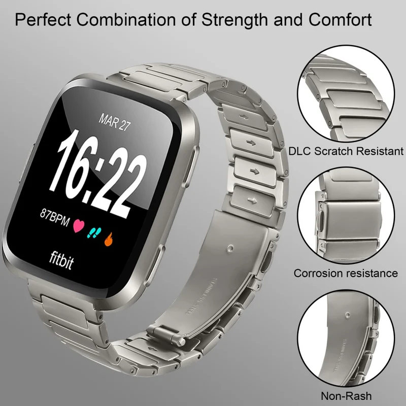 Stilvoll Fitbit Smartwatch Metall Universell Armband