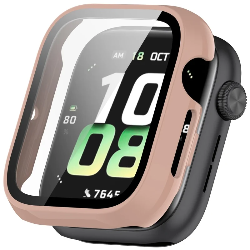 Bequem Honor Watch 5 Hülle mit Displayschutz in Glas und Silikon