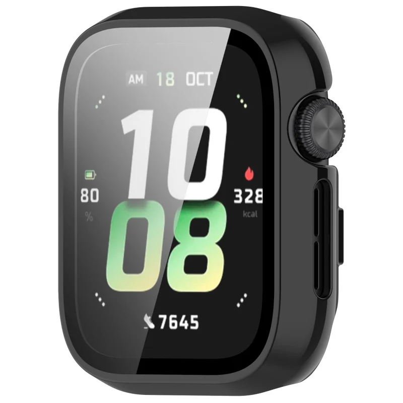 Bequem Honor Watch 5 Hülle mit Displayschutz in Glas und Silikon