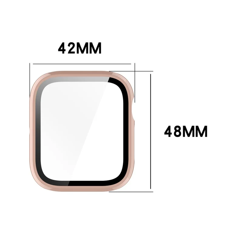 Bequem Honor Watch 5 Hülle mit Displayschutz in Glas und Silikon