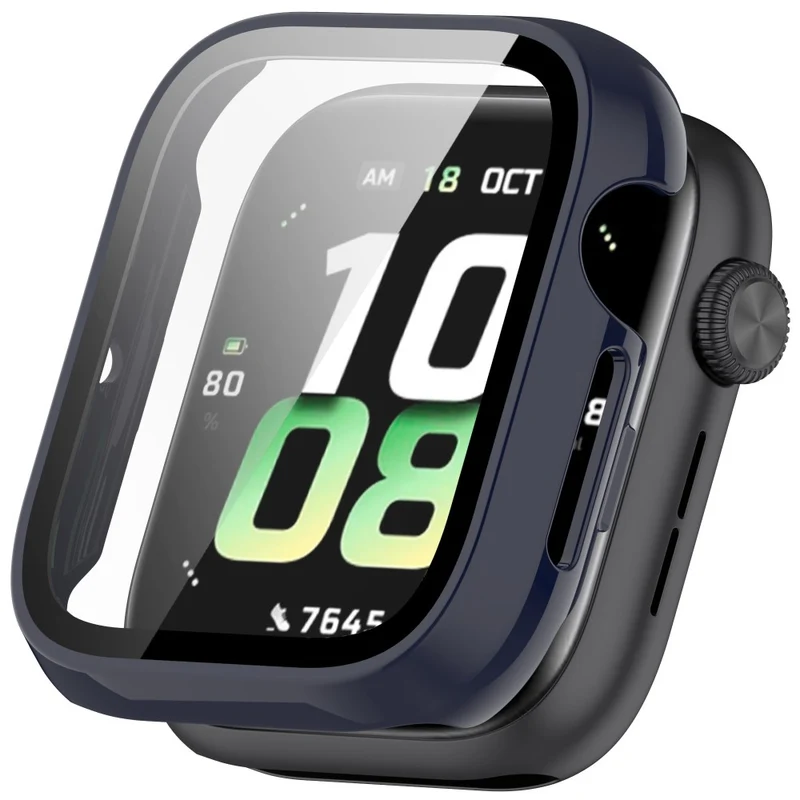 Bequem Honor Watch 5 Hülle mit Displayschutz in Glas und Silikon