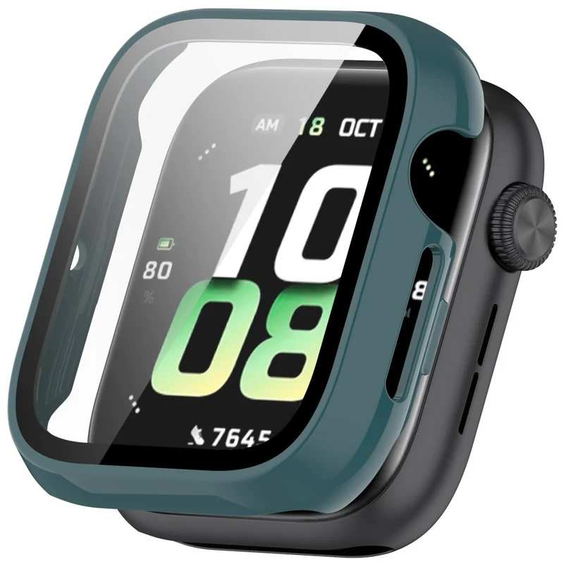 Bequem Honor Watch 5 Hülle mit Displayschutz in Glas und Silikon